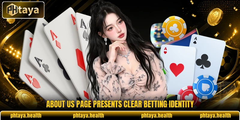 About us page presents clear betting identity About us page presents clear betting identity