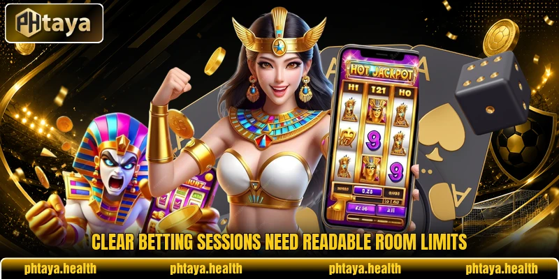 Clear betting sessions need readable room limits Clear betting sessions need readable room limits