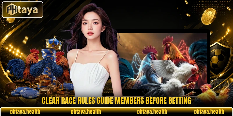 Clear race rules guide members before betting Clear race rules guide members before betting