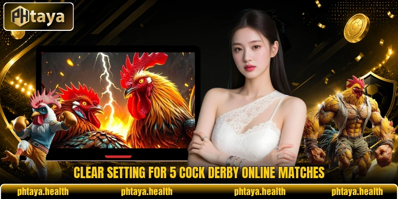 Clear setting for 5 Cock Derby online matches Clear setting for 5 Cock Derby online matches