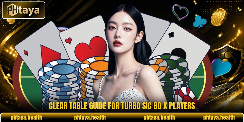 Clear table guide for Turbo Sic Bo X players Clear table guide for Turbo Sic Bo X players