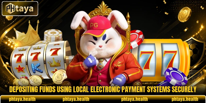 Depositing funds using local electronic payment systems securely Depositing funds using local electronic payment systems securely