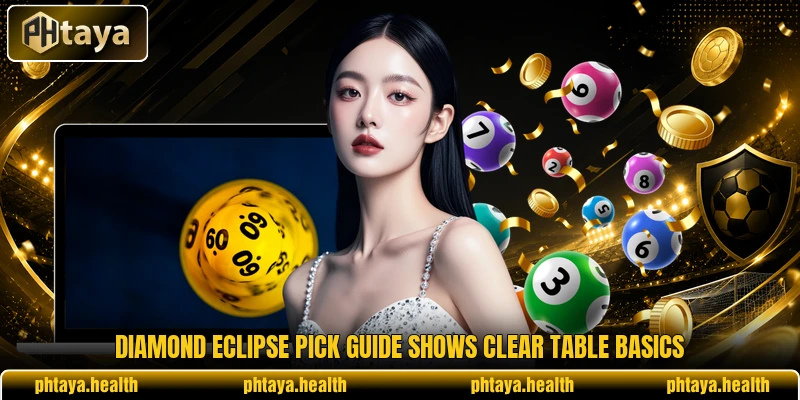 Diamond Eclipse Pick guide shows clear table basics Diamond Eclipse Pick guide shows clear table basics