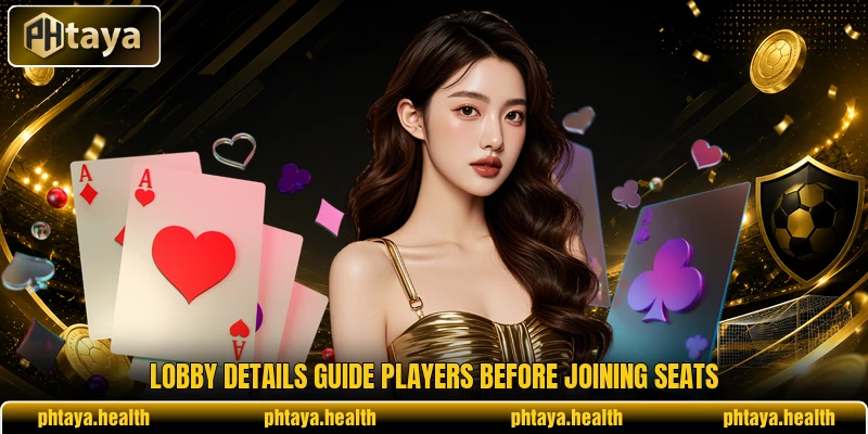 Lobby details guide players before joining seats