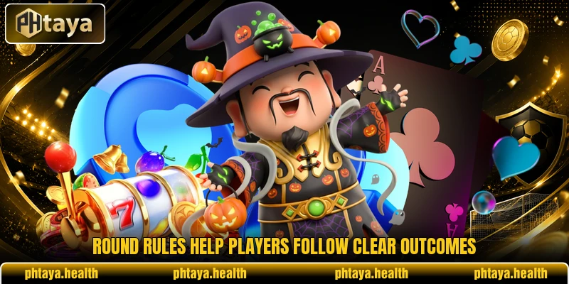 Round rules help players follow clear outcomes Round rules help players follow clear outcomes