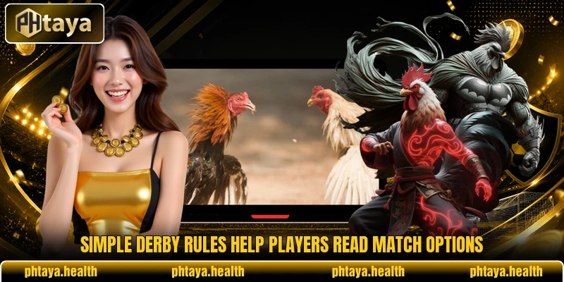 Simple derby rules help players read match options Simple derby rules help players read match options
